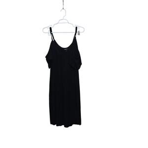 Torrid Black Cold Shoulder Dress Size 0 Flowy Rayon